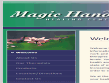 Tablet Screenshot of magichandshealingcenter.com